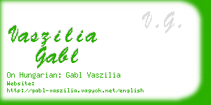 vaszilia gabl business card